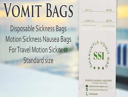 Vomit bags emesis bags sickness bags manufacturers in gwalior